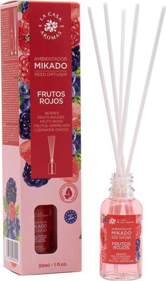 Dyfuzor zapachowy La Casa de los Aromas Mikado patyczki zapachowe Czerwone Owoce 30ml