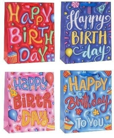 Torebka ozdobna 26x32x10cm party mix ROZETTE