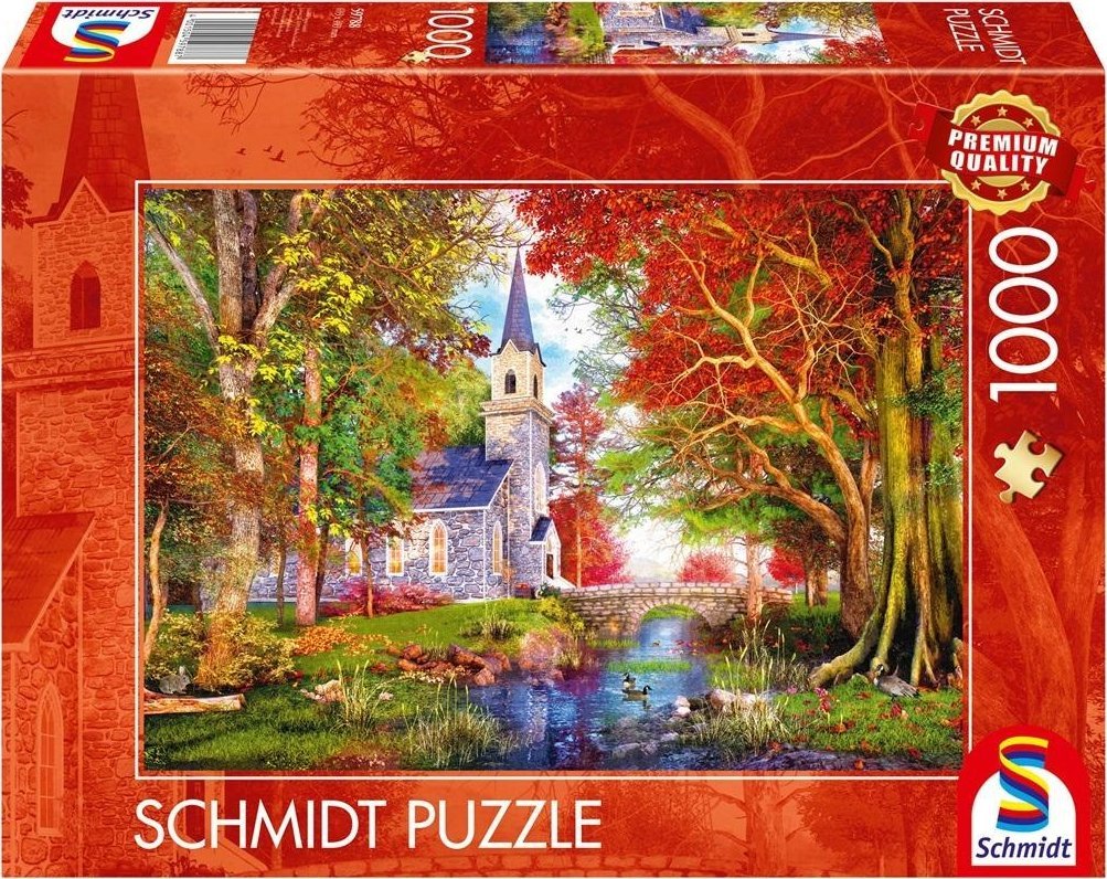 Puzzle PQ 1000 Kościółek w lesie G3