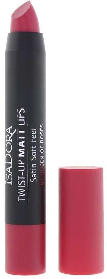 IsaDora, Twist-Up, Matt, Cream Lipstick, 64, Queen of Roses, 3.3 g For Women