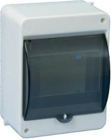 Pawbol Rozdzielnica modułowa 1x8 natynkowa z szybką dymną N+PE IP30 S-8 (C.2025)