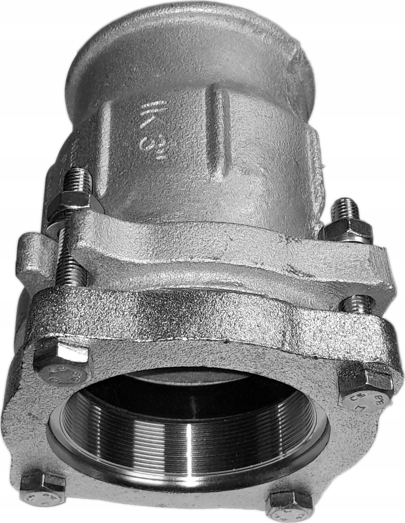 AGAflex Agaflex złączka zaciskowa na bosy koniec rury stalowej oraz niebieskiej (PE) z gwintem wewnętrznym 3" 10020018