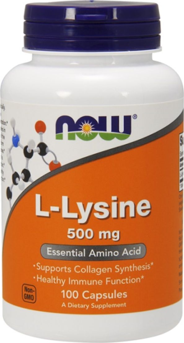 NOW Foods L-Lysine 500mg - 100 kapsułek