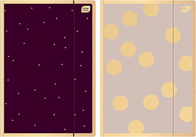 Interdruk Teczka z gumką A4+ INTERDRUK Satin Gold 3 Interdruk