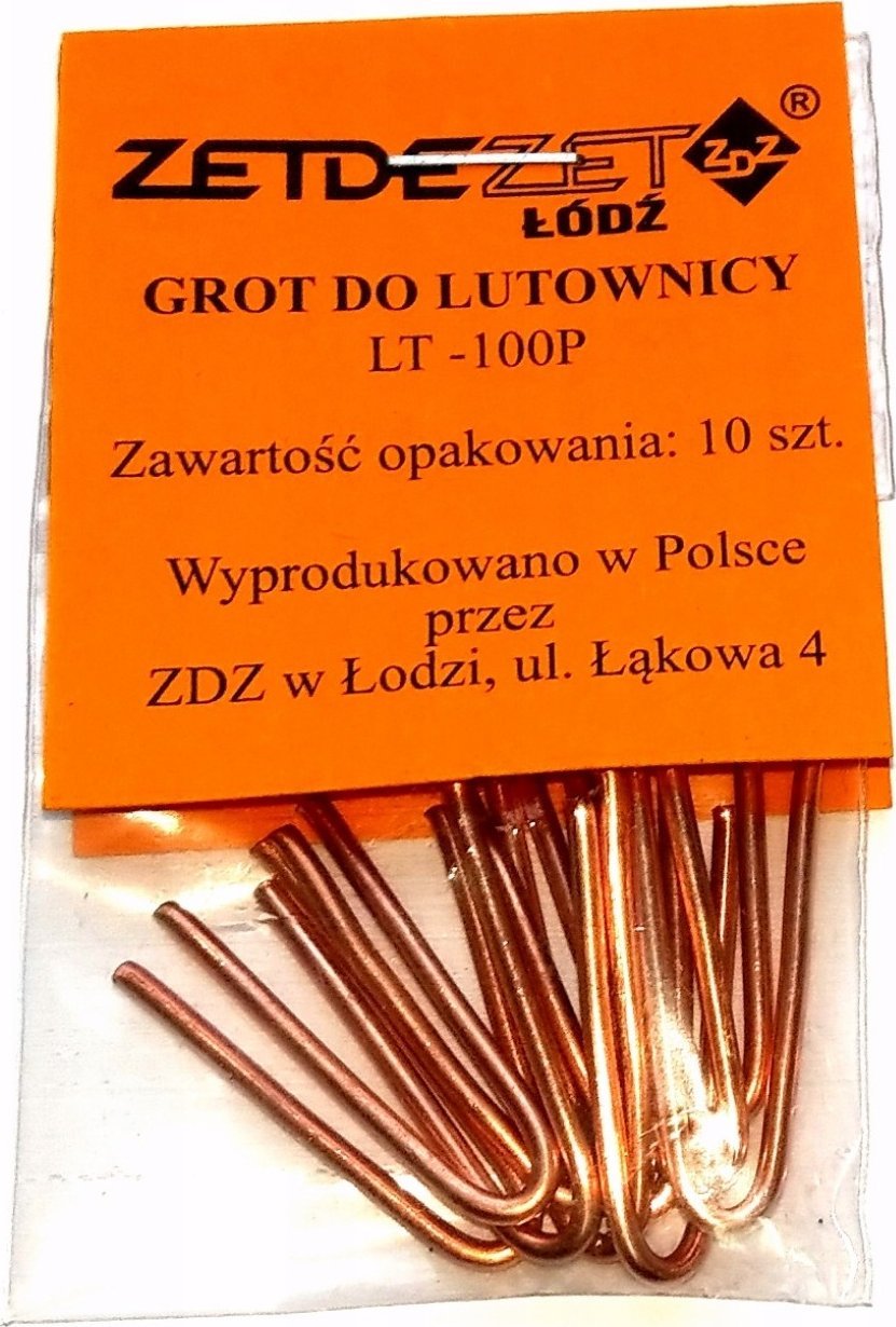 ZDZ Łódź Groty do lutownicy transformatorowej ZDZ LT- 100W 10szt