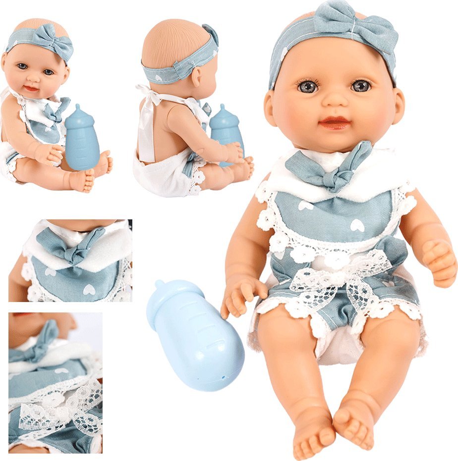 Swede Lalka Bobas z Butelką jak Żywa Interaktywna Mówi Śpiewa Zabawka dla Dzieci