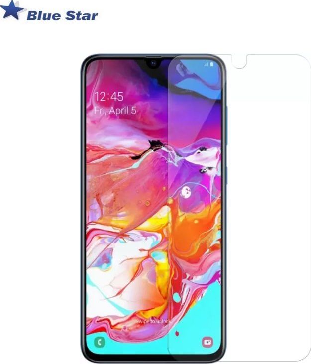 Blue Star BS Tempered Glass 9H Extra Shock skirta Samsung Galaxy A70, Skaidrus