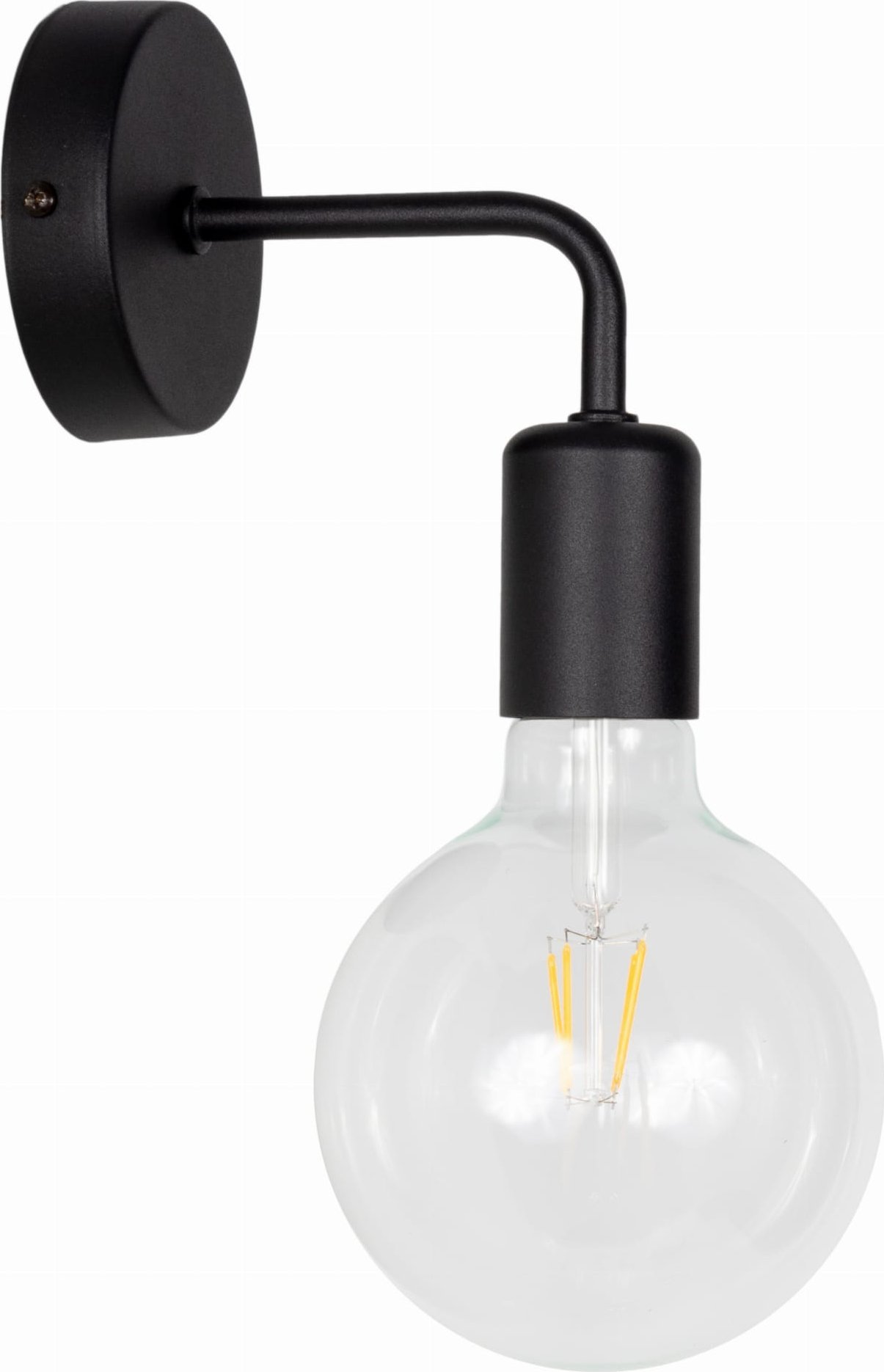 Kinkiet Solar Lampa ścienna kinkiet nowoczesny czarny loft