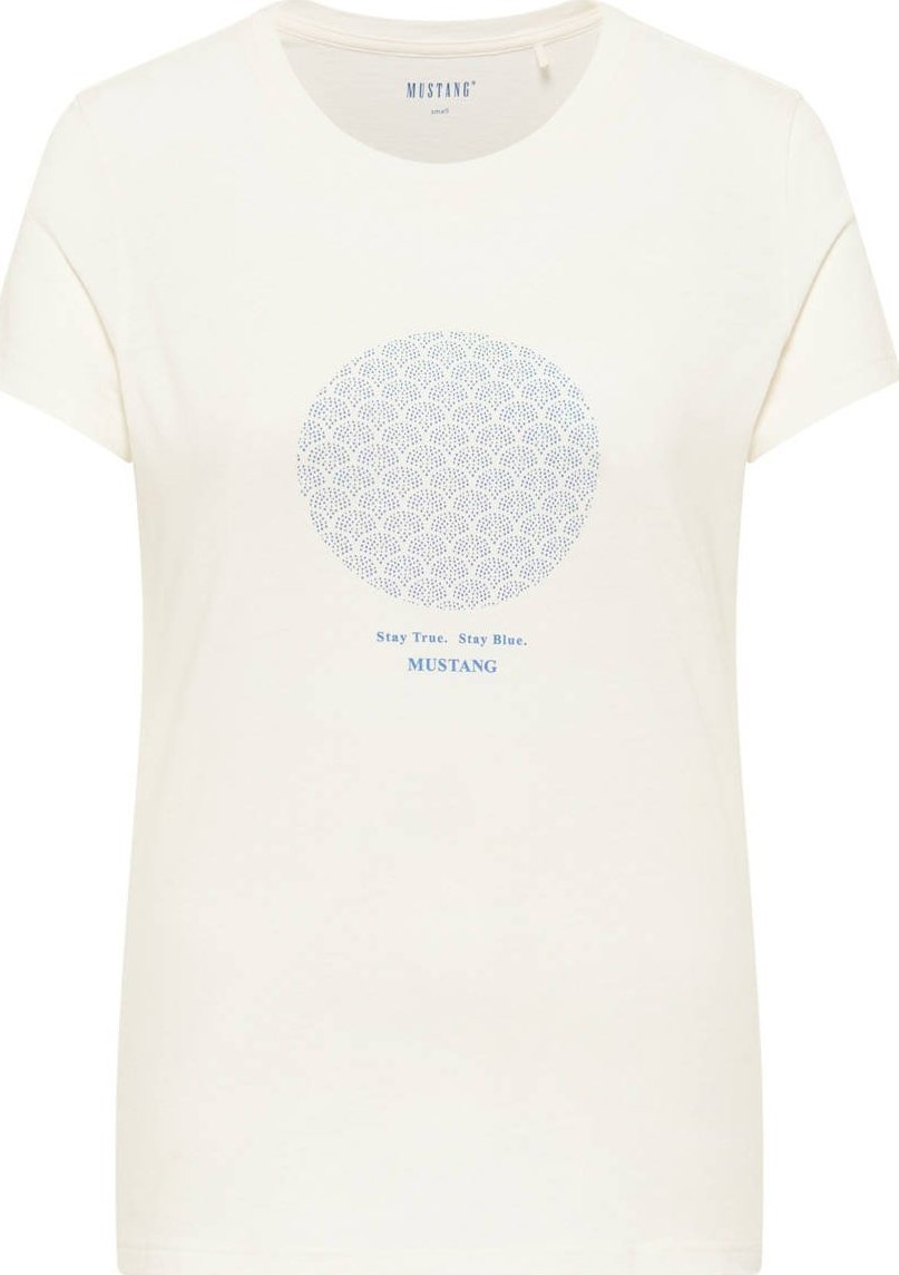 Mustang Mustang damska koszulka t-shirt ALEXIA C CHESTPRINT 1013383 2013 M