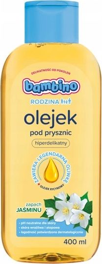 Nivea Bambino Rodzina Olejek pod prysznic hiperdelikatny - zapach Jaśminu 400ml