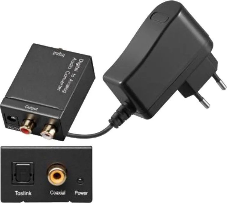 PremiumCord PREMIUMCORD Převodník z digitálního signálu SPDIF a optického Toslink na 2x CINCH