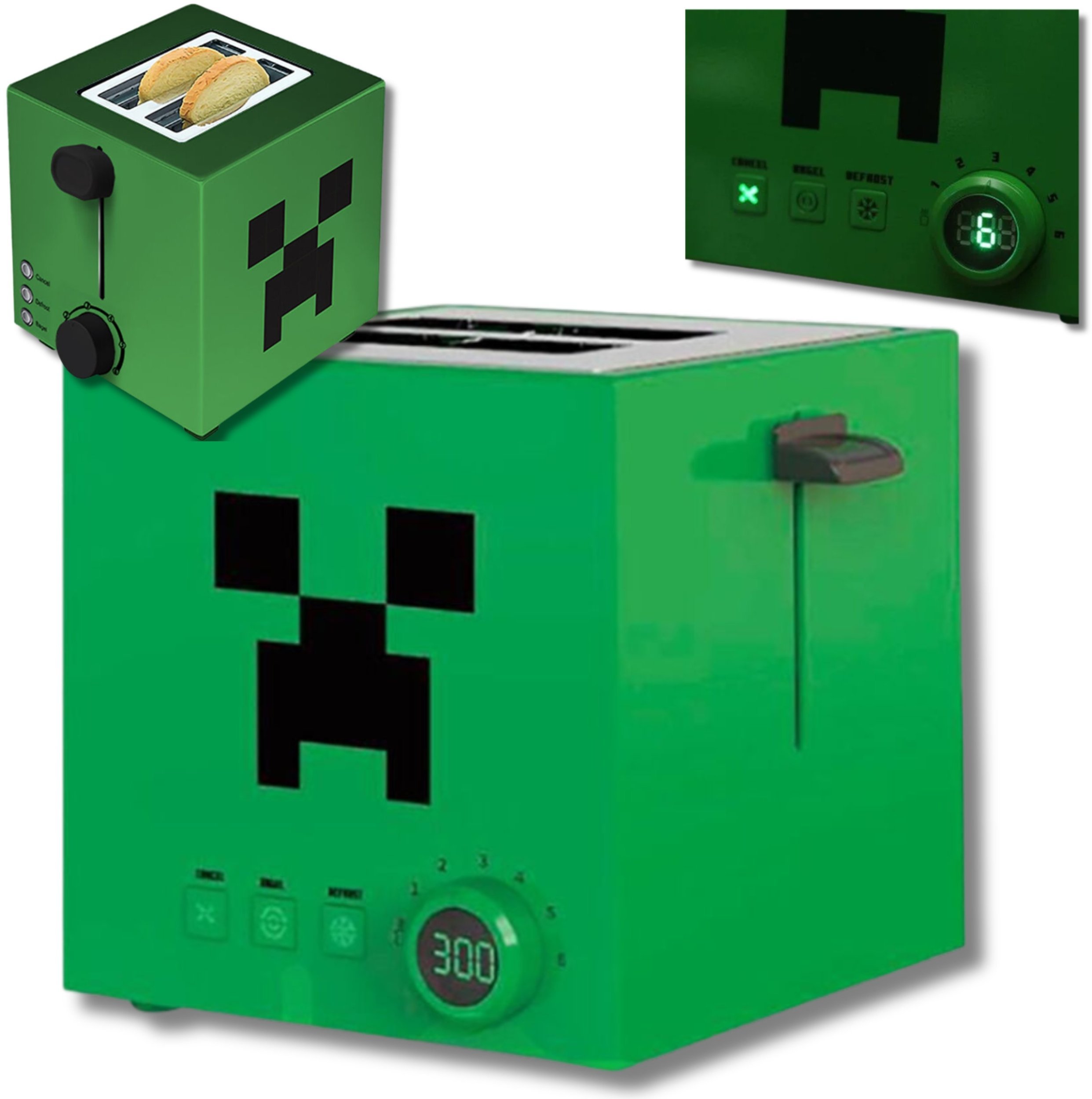 Toster Ukonic Ukonic Toaster Minecraft Creeper Square