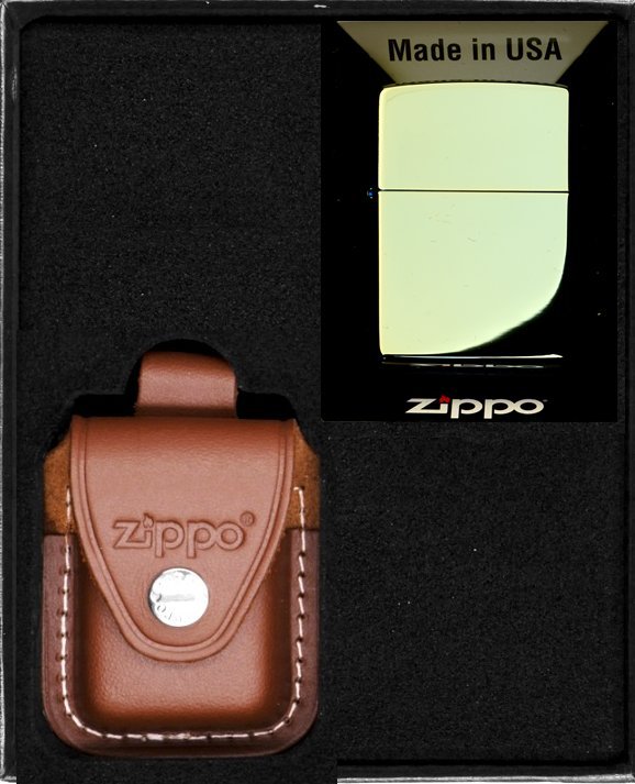 Zestaw ZIPPO Zapalniczka TEAL HIGH POLISH Prezentowy No2
