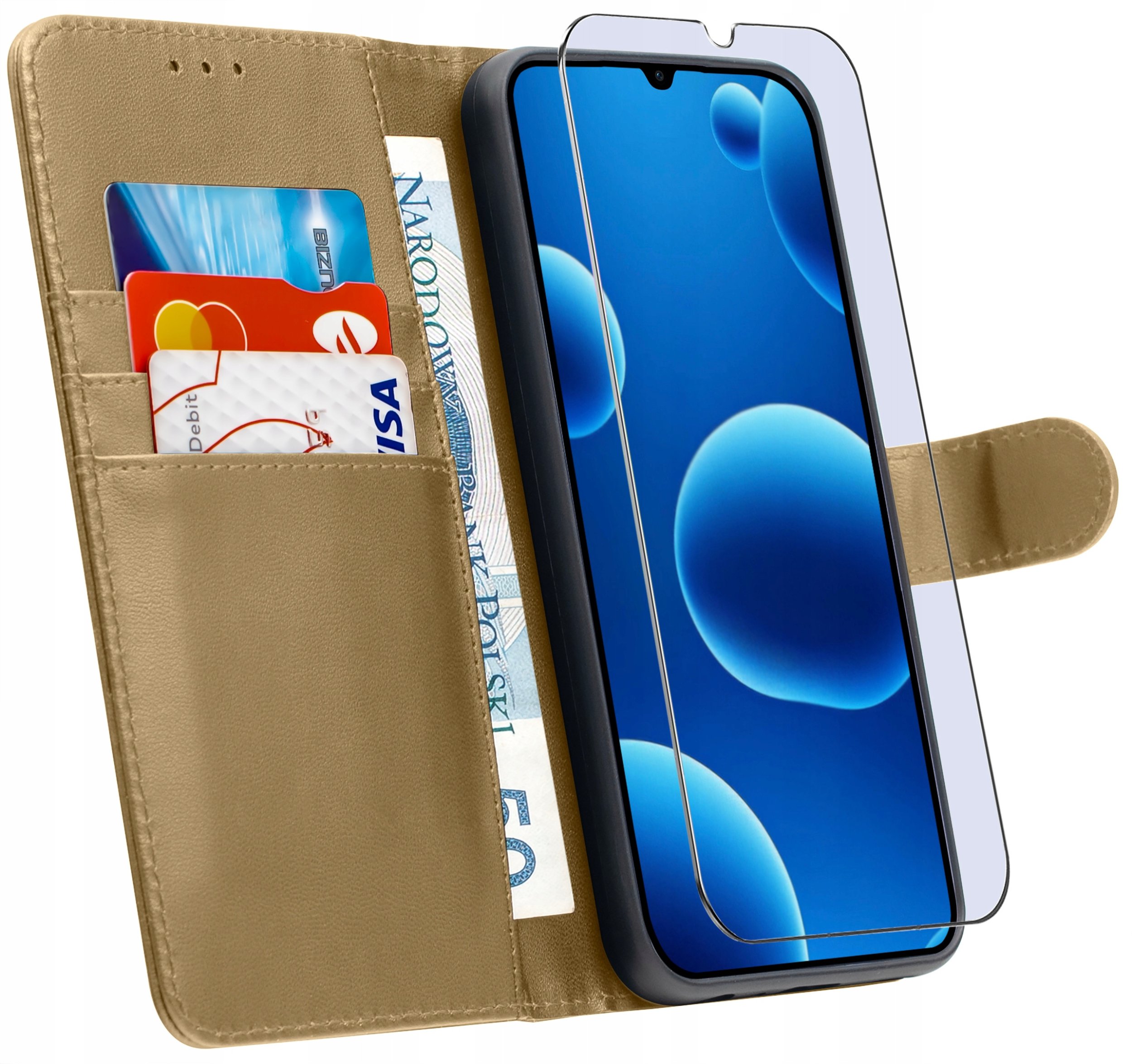 ETUI do Samsung A26 5G | SKÓRZANE PORTFEL BOOK TOKRA CLASSIC + SZKŁO