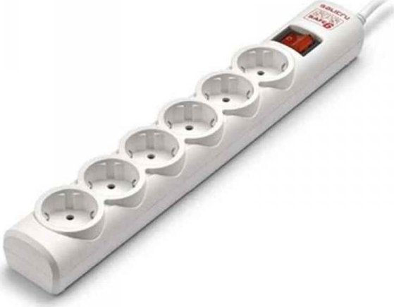Listwa zasilająca Salicru Przedłużacz 6 Wejść z Przełącznikiem Salicru SPS SAFE 6