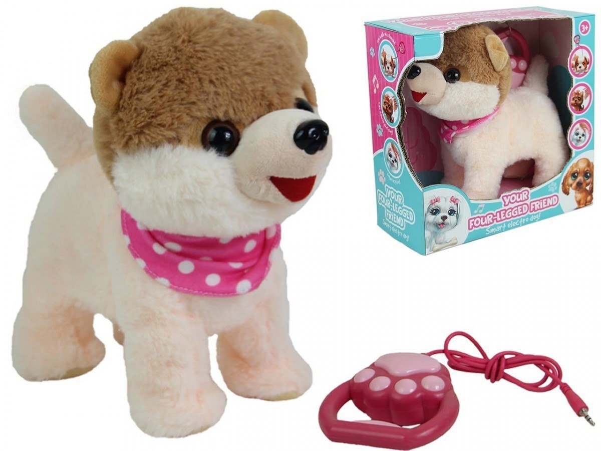 Maskotka interaktywna Piesek chodzšcy na smyczy