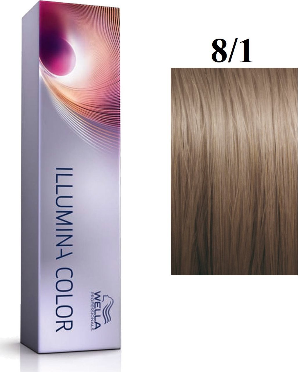 Wella Professionals , Illumina Color, Permanent Hair Dye, 8/1 , 60 ml For Women