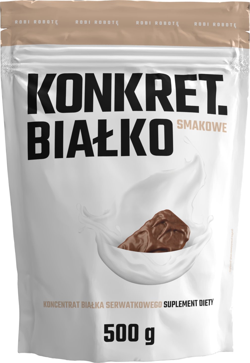 Białko smakowe 500 g baton z mleczną czekoladą WPC WHEY KONKRET