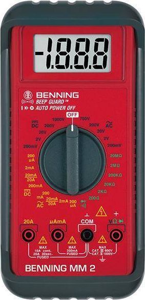 Benning Miernik uniwersalny BENNING MM 2, cyfrowy z akcesoriami