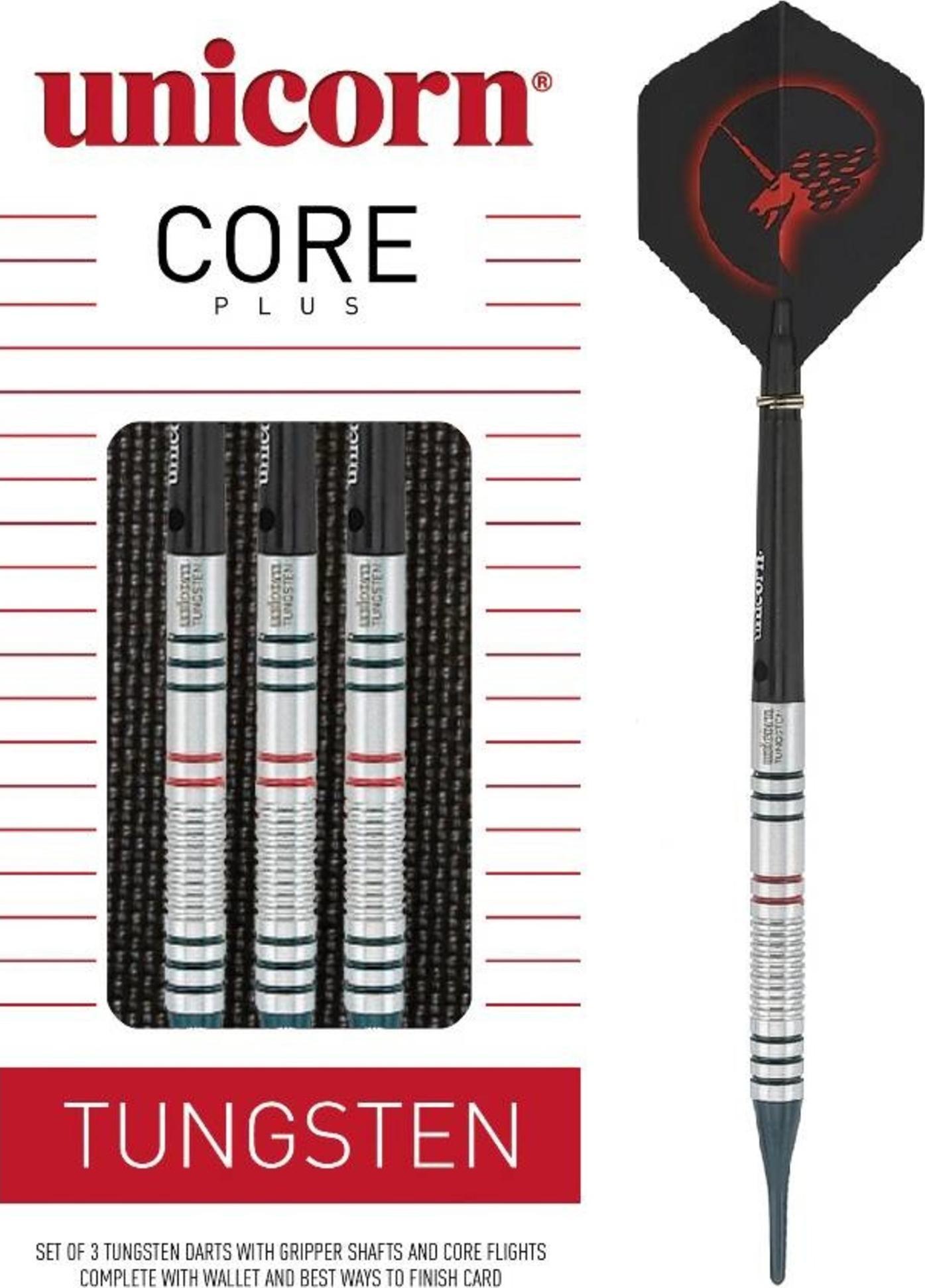 Unicorn Rzutki Unicorn Core Plus Win tungsten darts 17g soft tip 04214 Uniwersalny