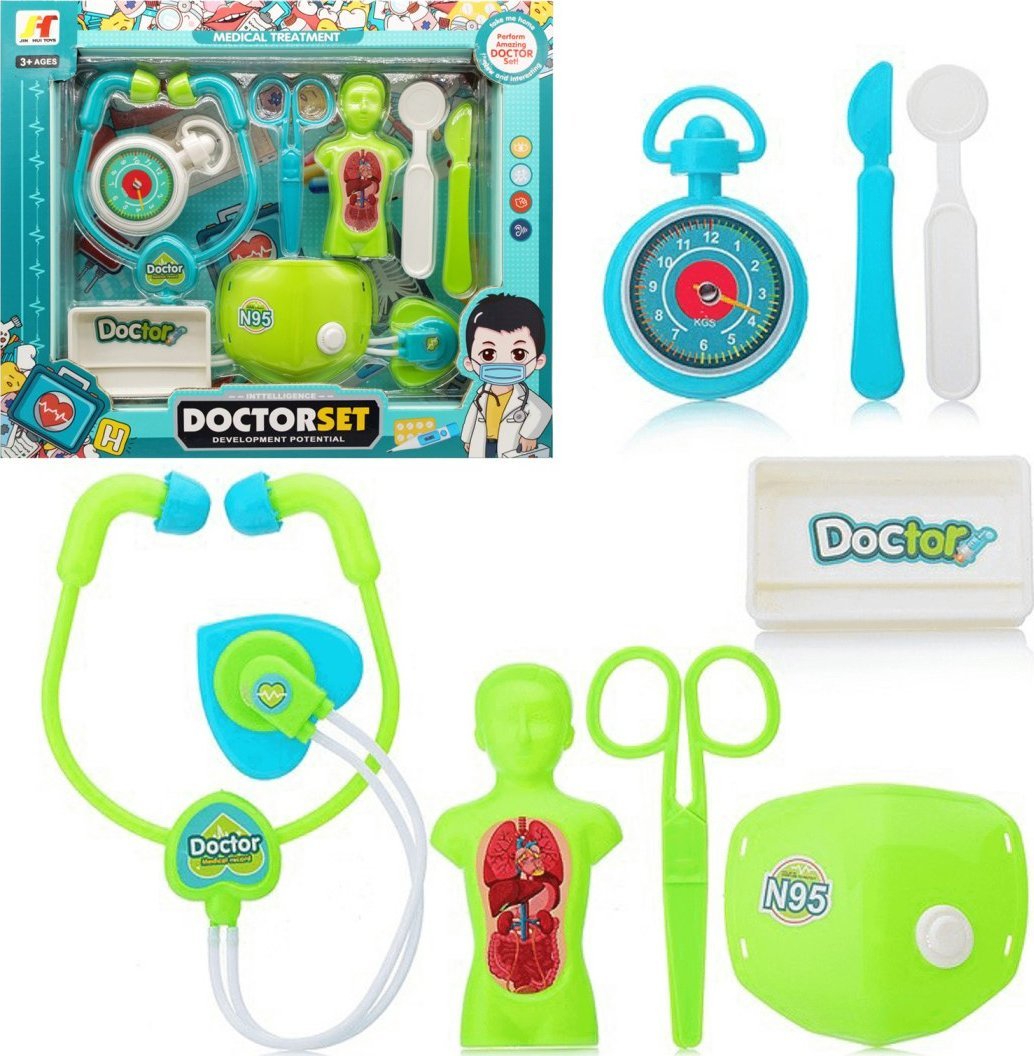 ZESTAW LEKARSKI 8 ELEMENTÓW 1SZT