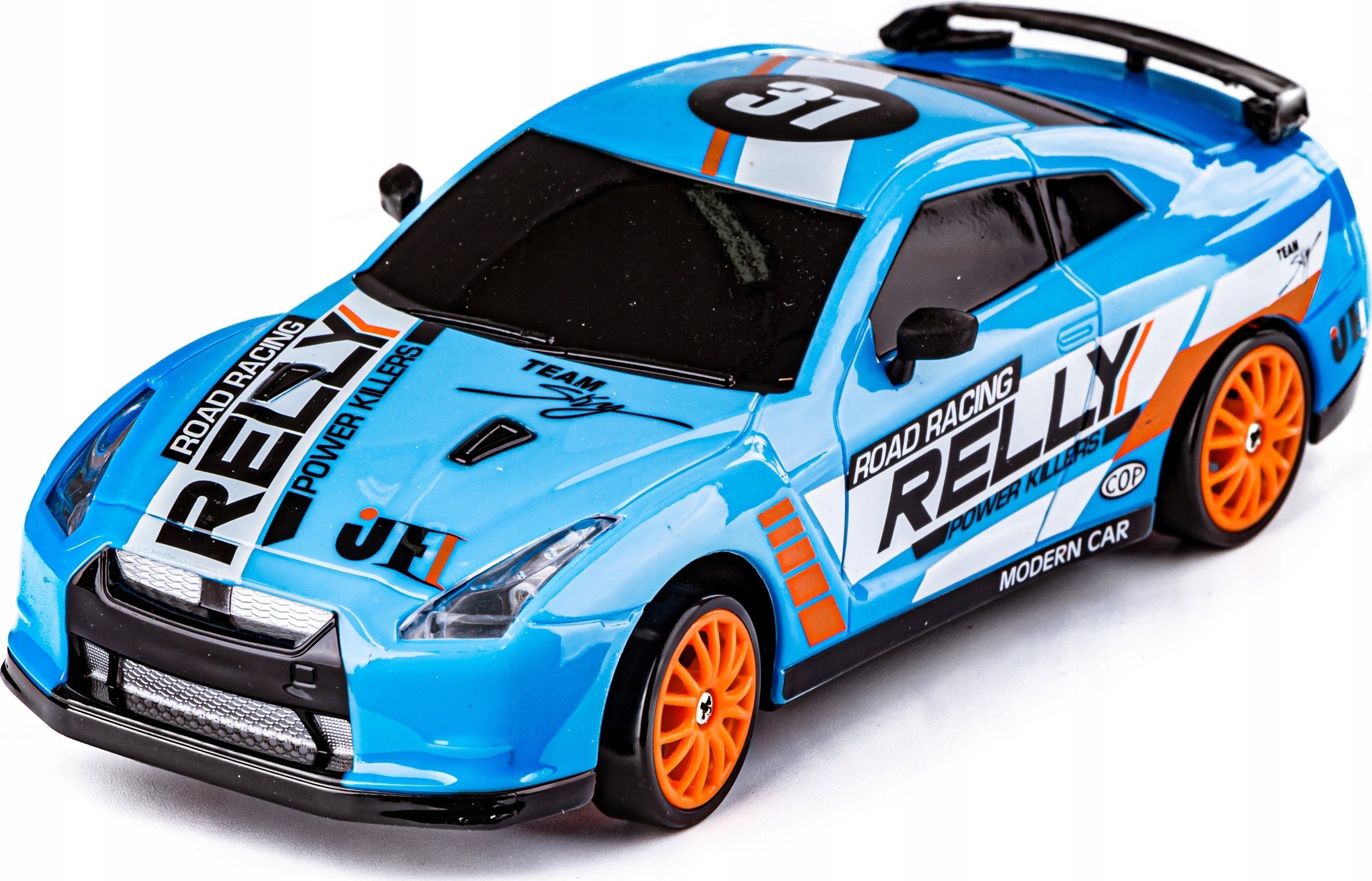 Samochód Do Driftu, Auto RC Drift 1:24 2,4 GHz 4WD NIEBIESKI