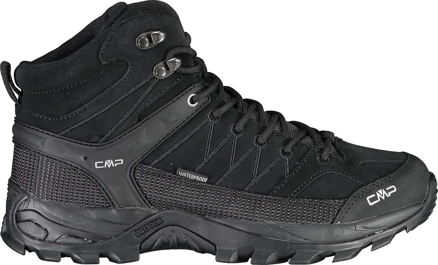 Buty trekkingowe męskie CMP Rigel Mid trekking Shoe Wp Nero/Nero r. 42 (3Q12947-72YF)