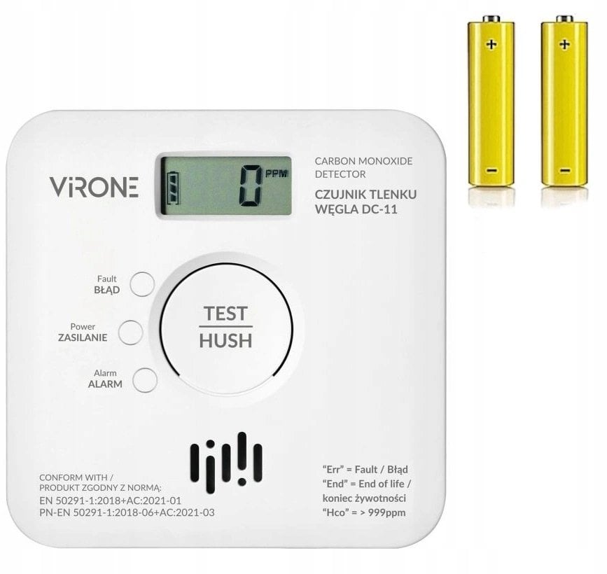 Virone CZUJKA TLENKU WĘGLA (CZADU) DC-11
