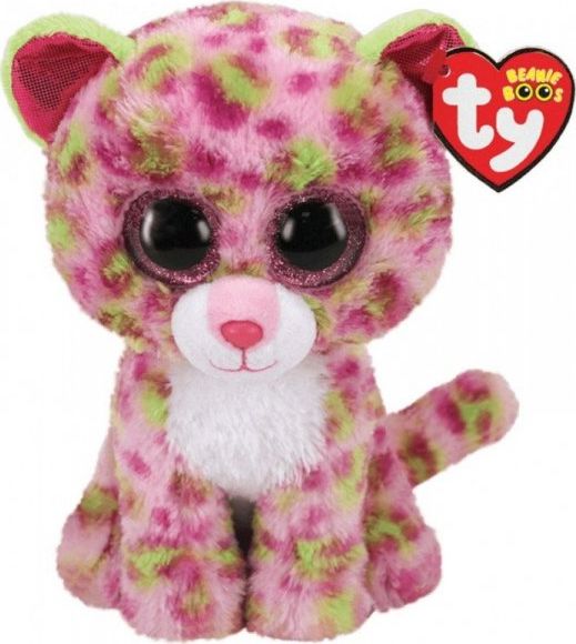 Meteor Maskotka TY Beanie Boos Różowy Leopard Lainey