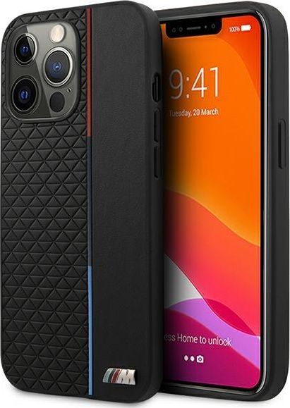 BMW Etui Bmw Bmhcp13Ltrtbk Iphone 13 Pro/13 6,1" Czarny/Black Hardcase M Collection Triangles