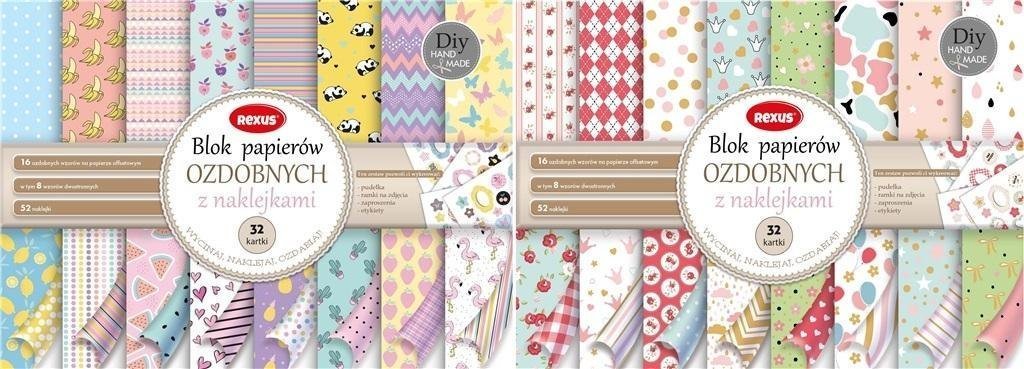 Beniamin Blok papierów ozdobnych A4/32K do scrapbookingu