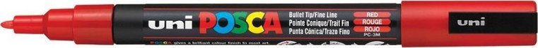 Uni MARKER PLAKATOWY UNI POSCA PC-3M CZERWONY