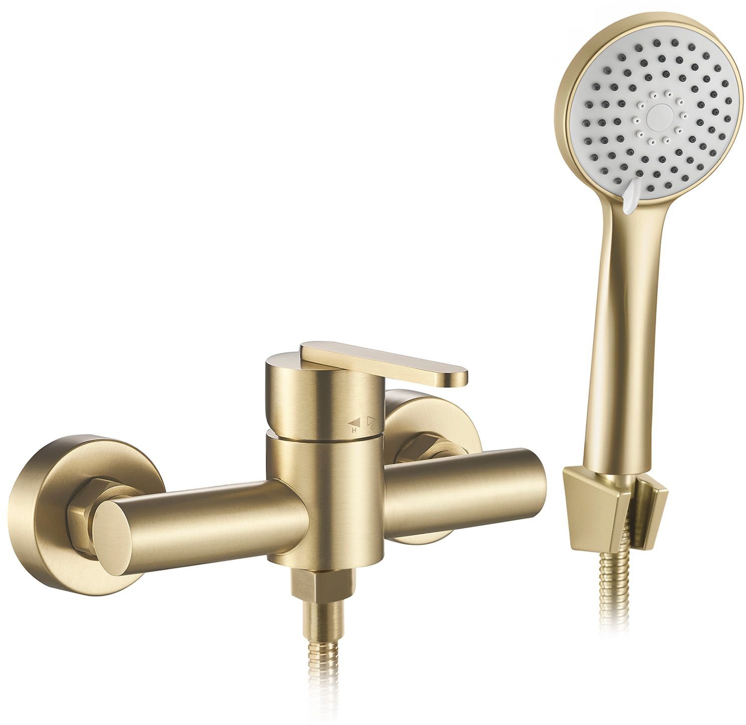 Bateria prysznicowa REA Ontario ZŁOTA SZCZOTKOWANA