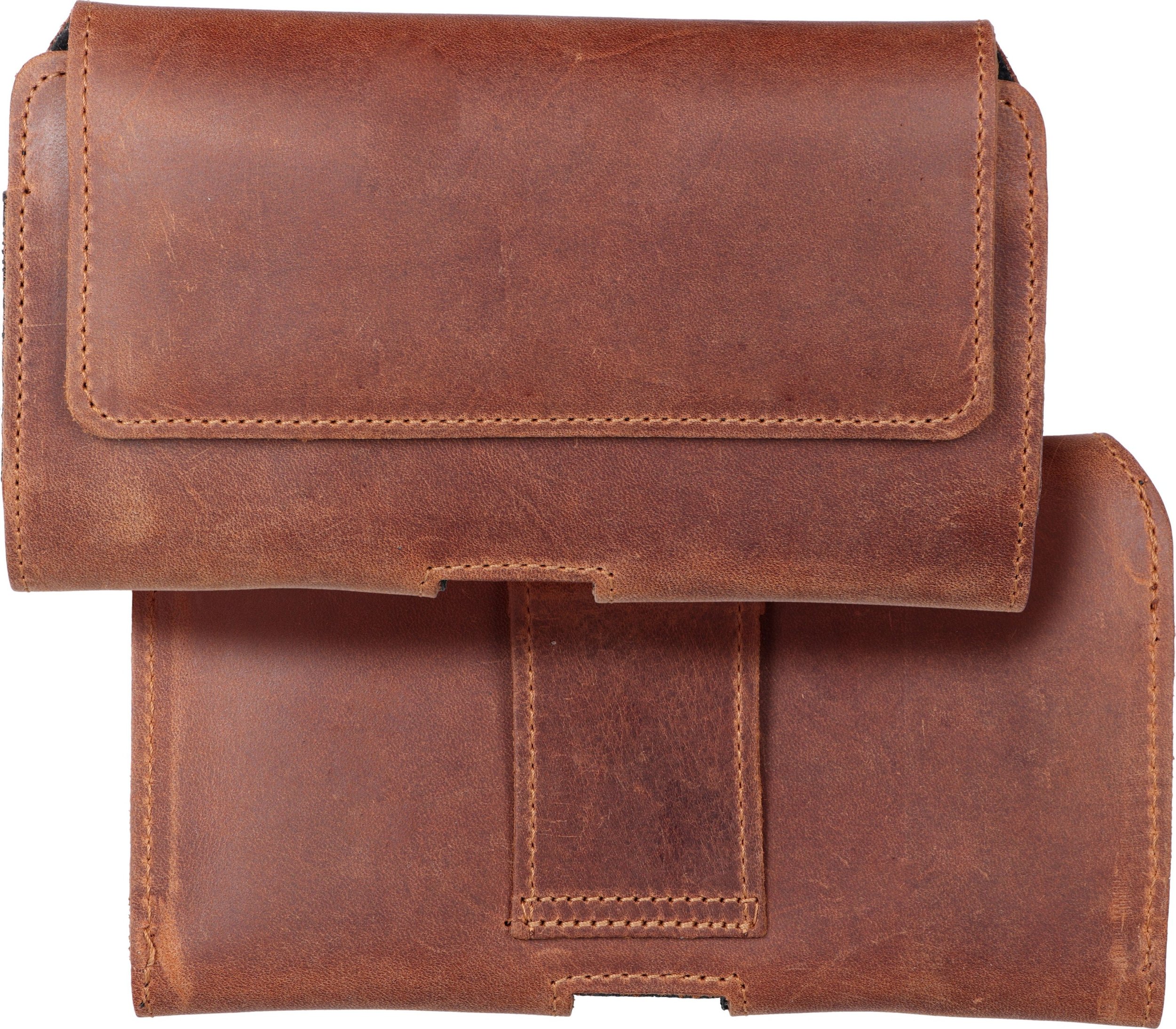 OEM Kabura uniwersalna do paska skórzana ROYAL Crazy Horse pozioma rozmiar 3XL do Umidigi Bison 2 Pro / GT2 Pro 5G / X10 Pro / 202 DOOGEE S98 / S96 Pr