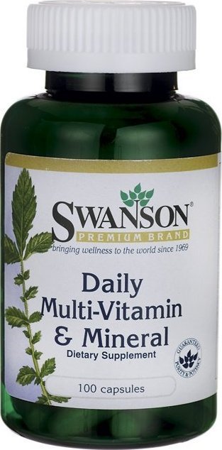 Swanson Swanson - Kompleks Witamin i Minerałów, 100 kapsułek