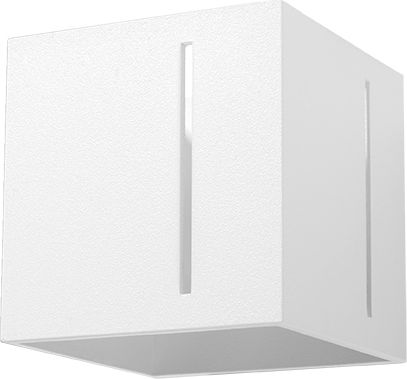 Kinkiet Lumes Biały geometryczny kinkiet kostka - EX525-Pixan