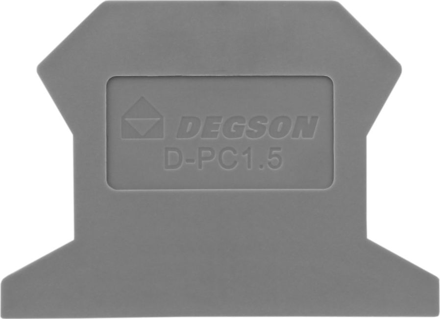 Degson Płytka końcowa do złączki szynowej 1,5mm2 PC1,5 DGN 3558