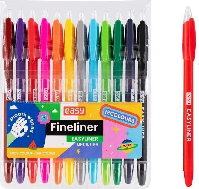 Cienkopis Easyliner 12kol EASY
