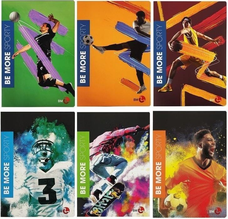 Zeszyt A4/36K linia Be More Sporty (10szt)