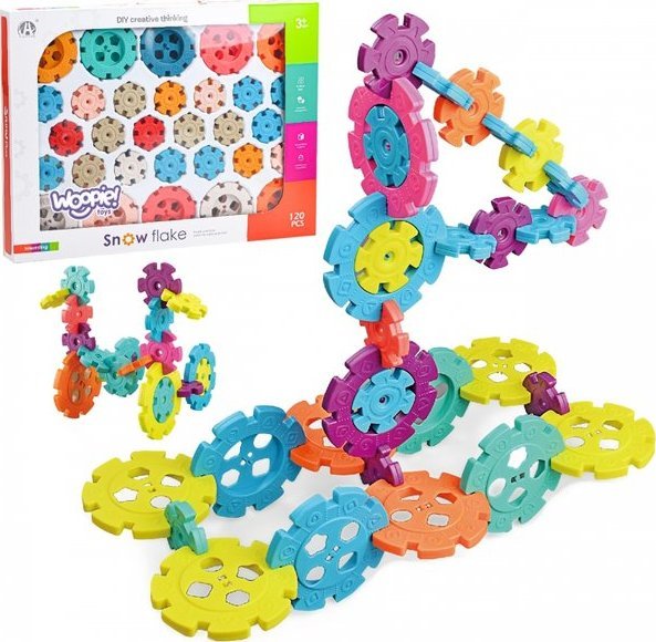 Woopie Klocki Konstrukcyjne Wafle Jeżyki 120 el.