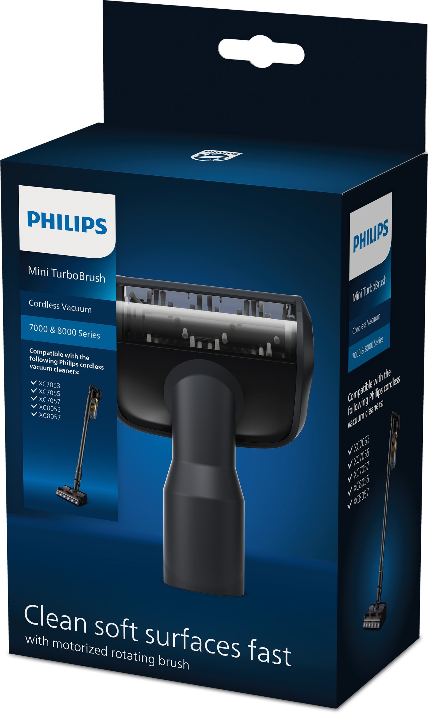 Philips Mini TurboBrush XV1684/01, Compatible with: XC7053, XC7055, XC7057, XC8055, XC8057
