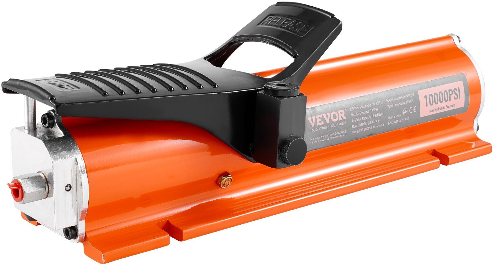 Pompa Hydrauliczna Nożna Pojemność 0,69 L 10 000 PSI