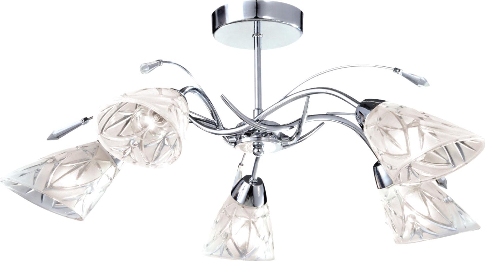 Lampa sufitowa KAJA OŚWIETLENIE Lampa sufitowa TAURUS K-JSL-72018/5C CHR zwis 5xE14 Kaja