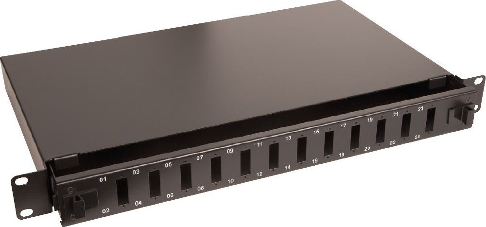 Lanview Fibre patch panel 19" 1U 12