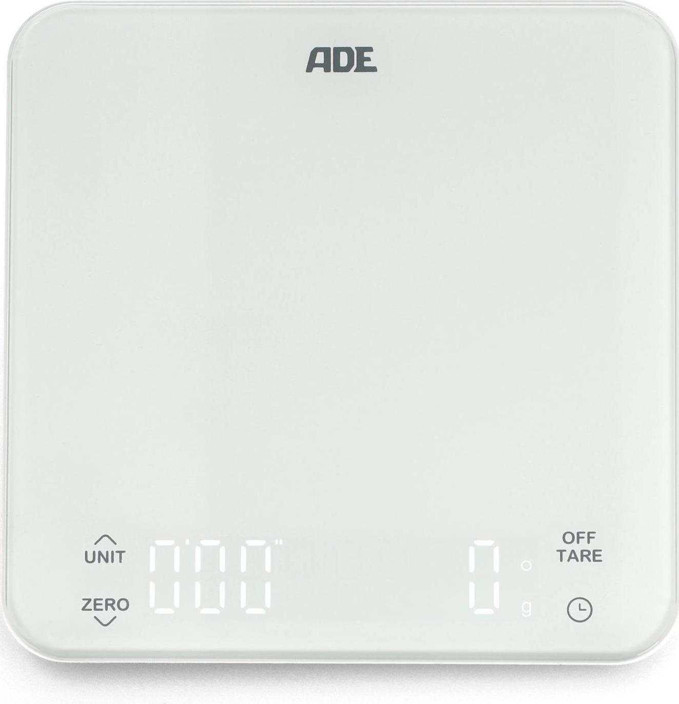 Waga kuchenna ADE Nuria do 5 kg, 16 x 16 cm ładowana przez USB