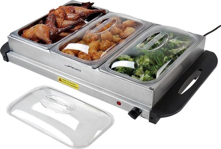 Jago JAGO Wielofunkcyjny podgrzewacz do potraw bufetowych, 300 W