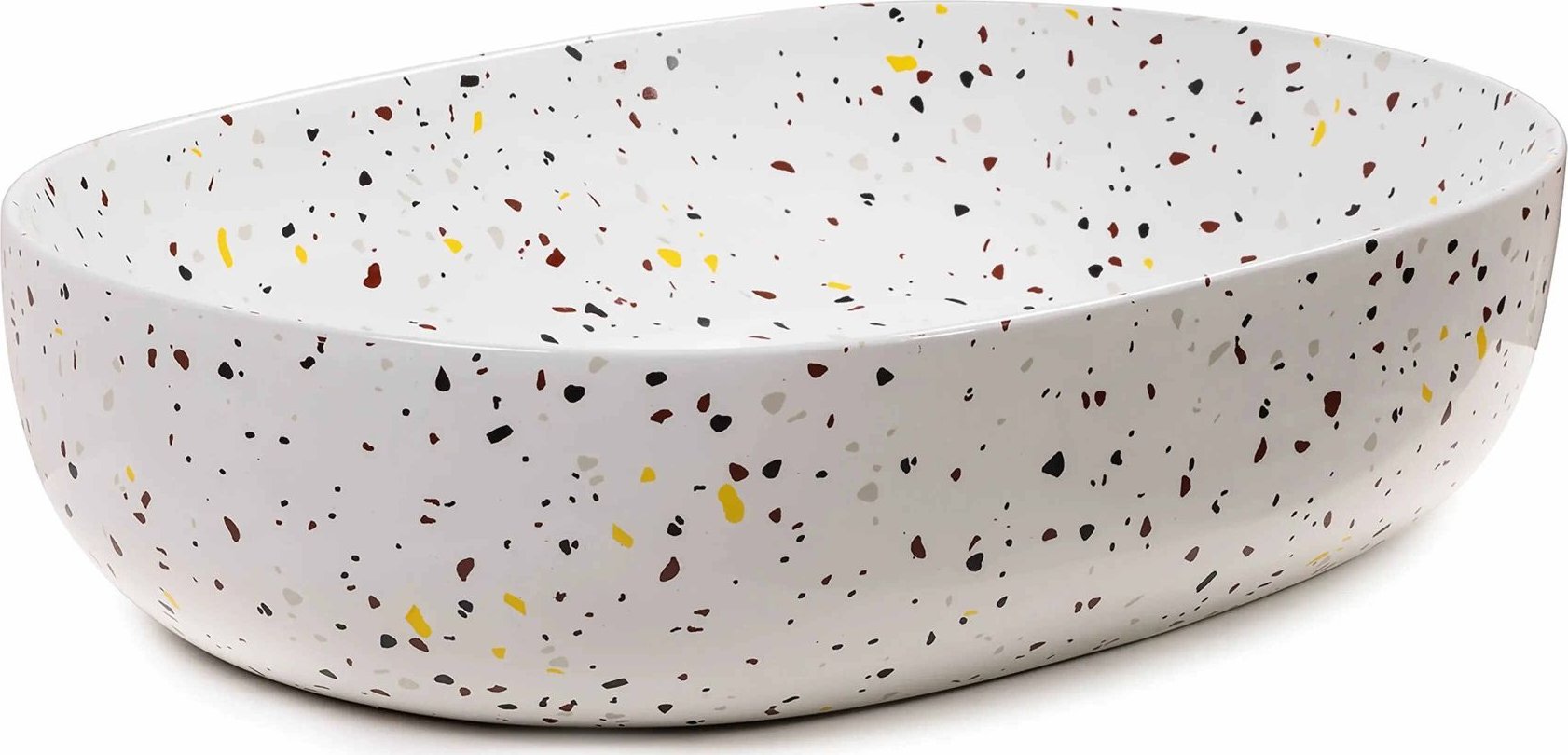 Umywalka Comad Nowoczesna umywalka nablatowa, Lili, 60x42x14 cm, biały