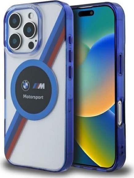 BMW BMW BMHMP16X23HTPUT iPhone 16 Pro Max 6.9" przezroczysty/transparent hardcase Motosport IML Circle MagSafe