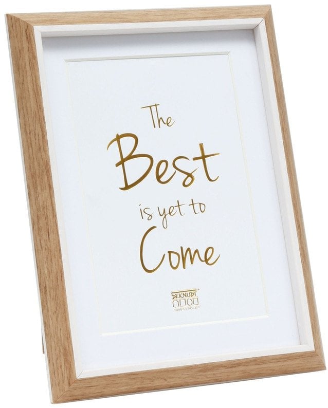 Ramka Deknudt Deknudt S46WG4 P1 Resin 18x24 nature/white with Passepartout