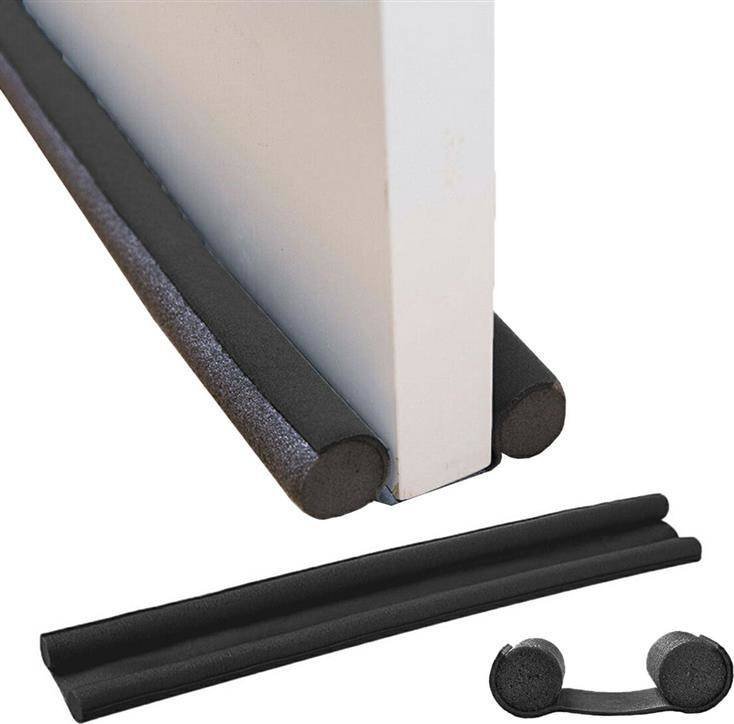 Apte USZCZELKA DO DRZWI OKIEN Antyprzeciągowa Izolacja 95cm czarna AG706B
